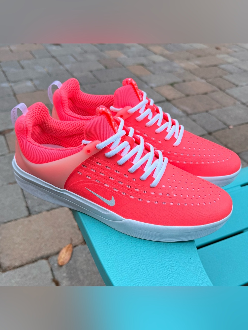 Men’s Nike SB Zoom Nyjah 3 Skateboard Sneakers DV7896-600 Hot Punch US Size 10.5